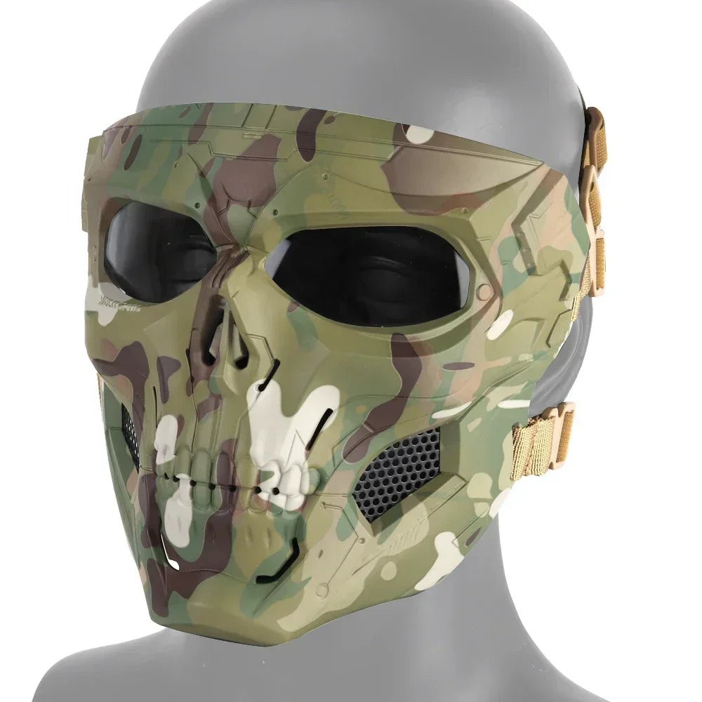Tactical Skull Mask: Outdoor Airsoft & Paintball Full Face Helmet