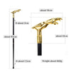 Luxury Gold Leopard  Walking Stick Cane