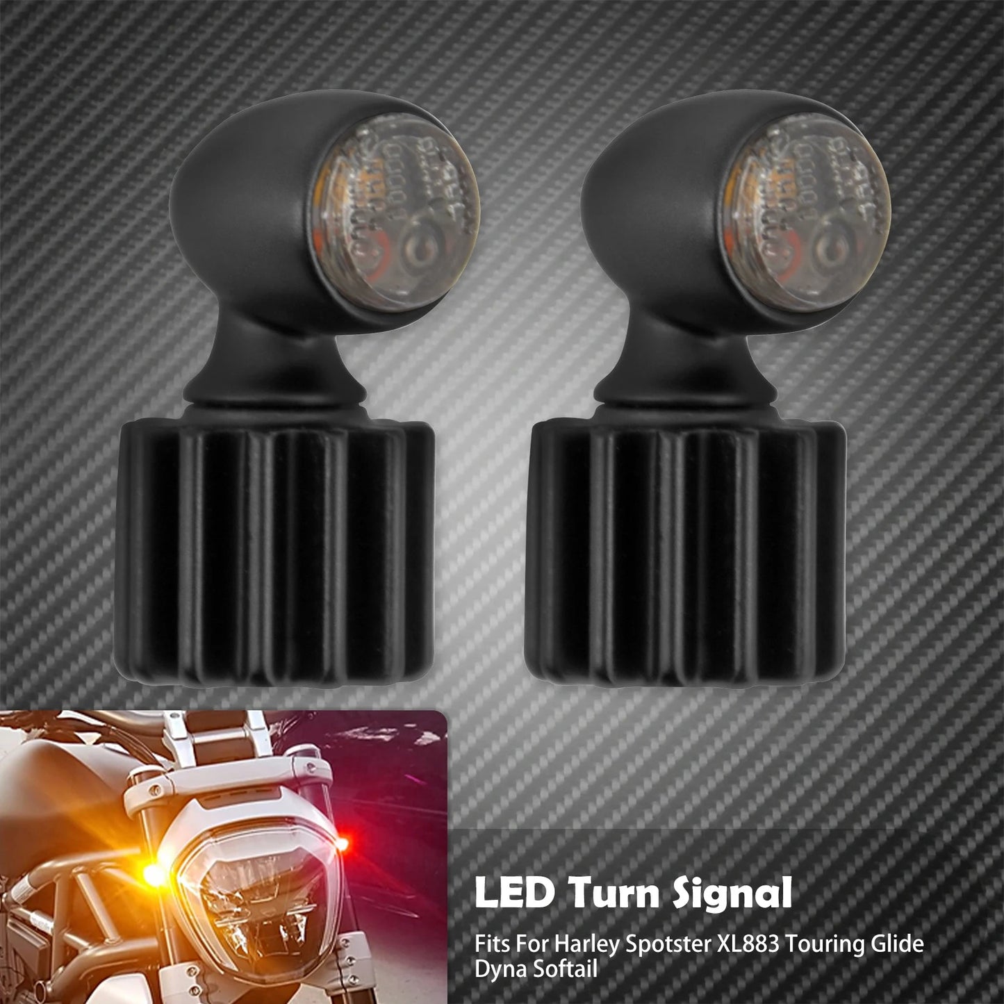 Universeller Mini-LED-Blinker für Motorräder