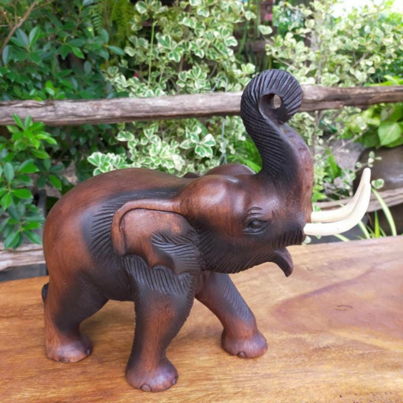 elephant wood carving elephant wood statue