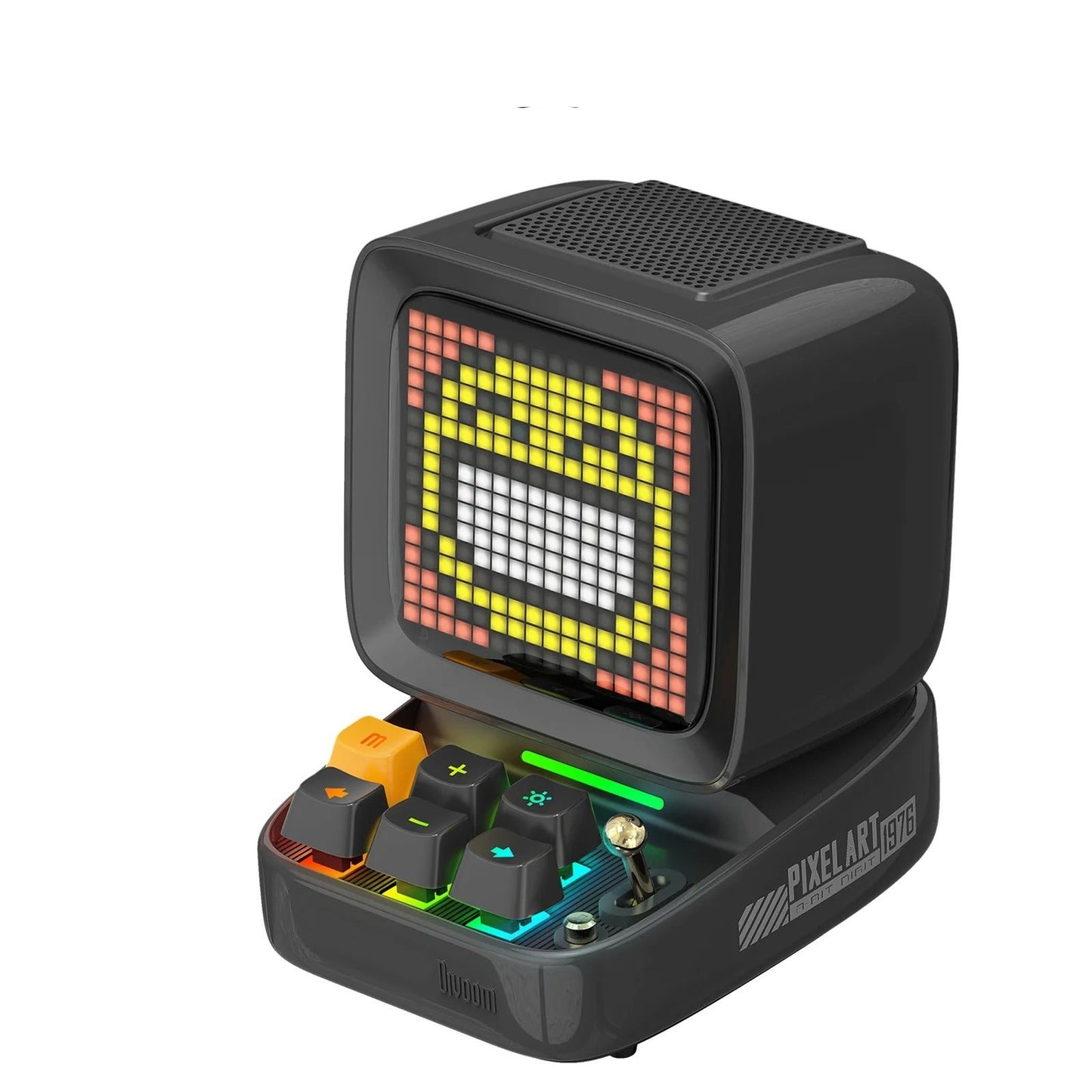 Retro Pixel art Bluetooth Portable Speaker Alarm Clock