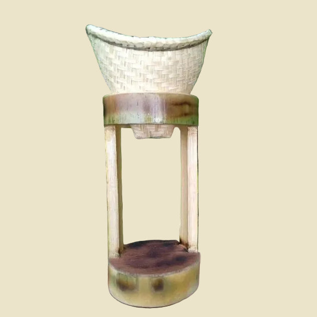Authentic Handwoven Bamboo Coffee Dripper Set