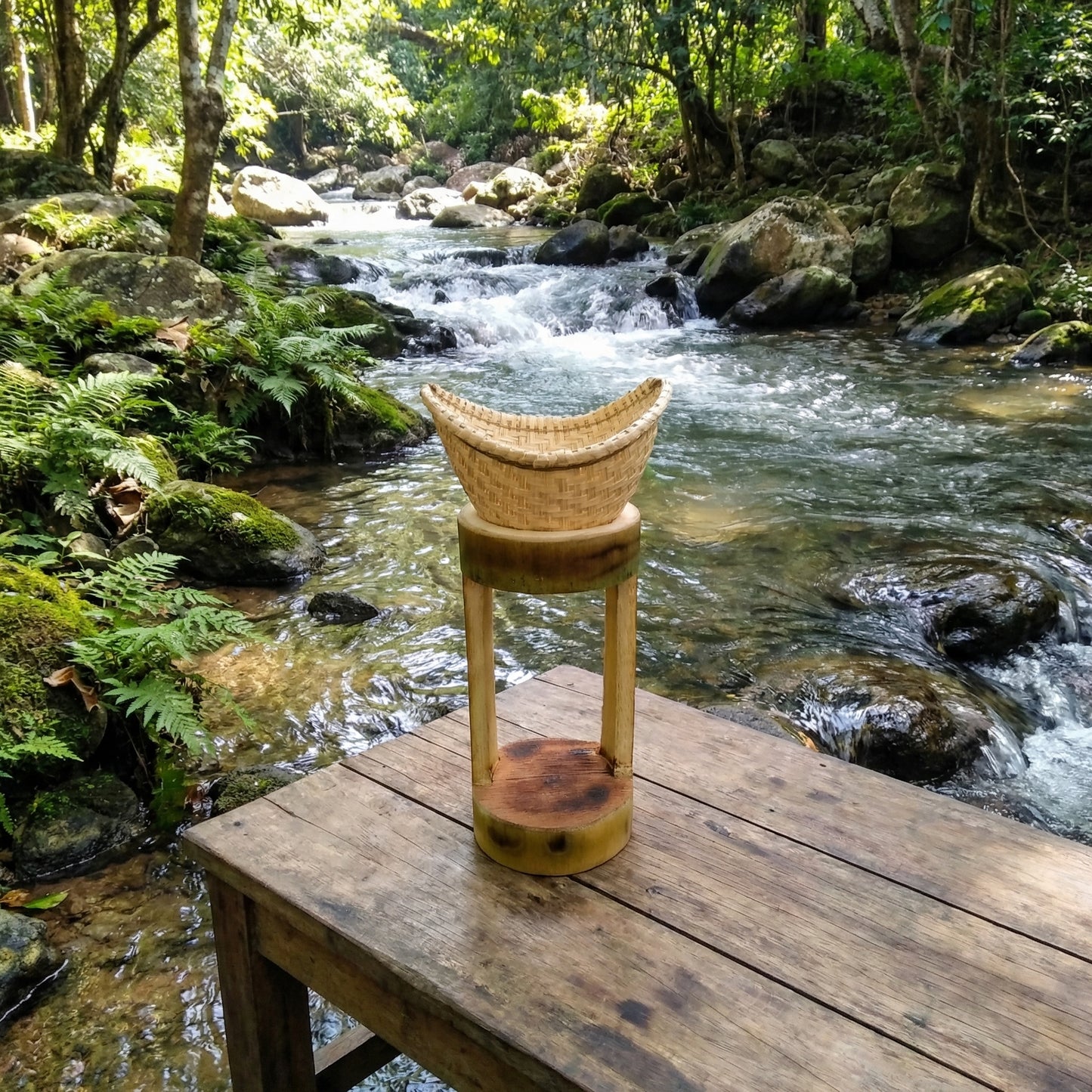 Authentic Handwoven Bamboo Coffee Dripper Set