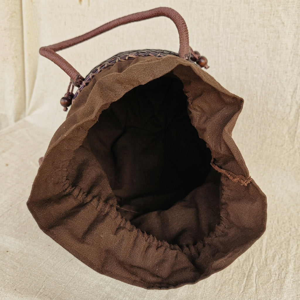 Handwoven Bamboo Hill Tribe Bag - Boho Summer Purse