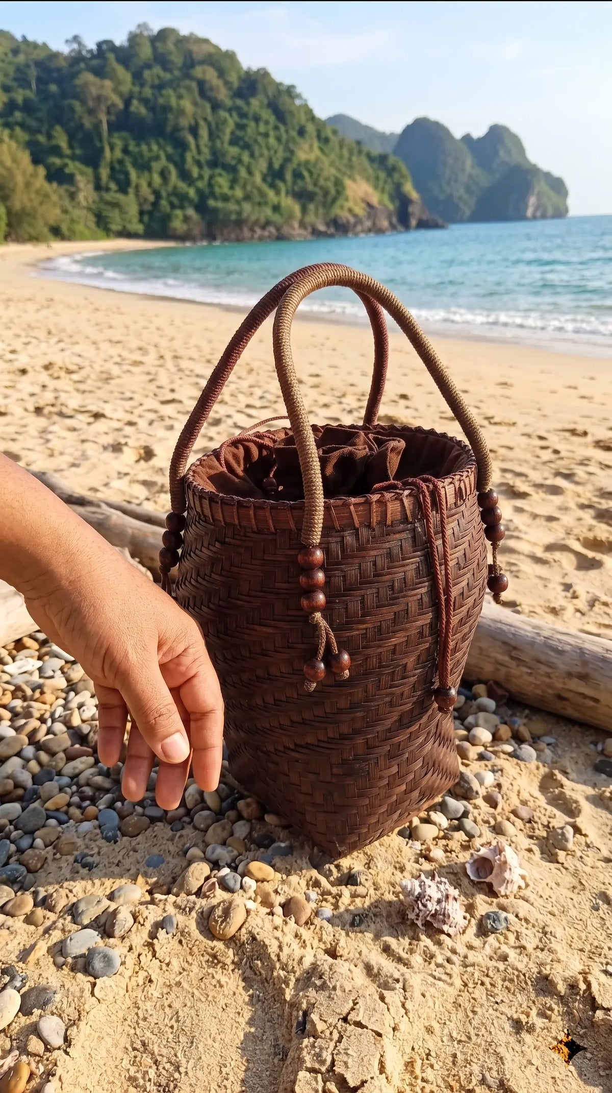 Handwoven Bamboo Hill Tribe Bag
