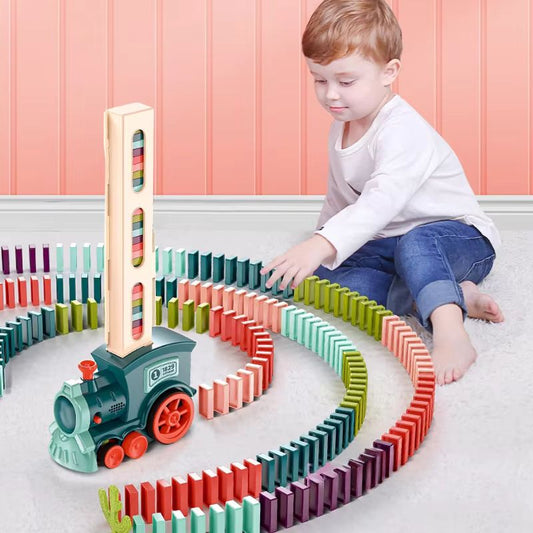 Electric Domino Train Toy