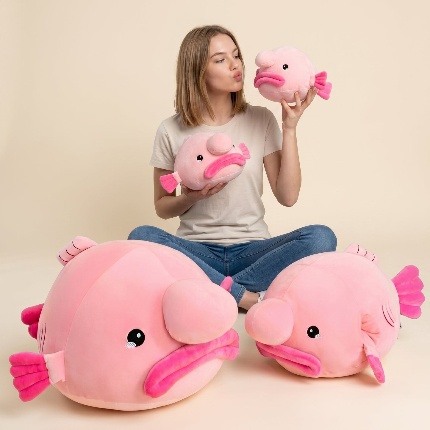 Giant  Blobfish Plush Toy – Fun & Huggable Gift for All Ages