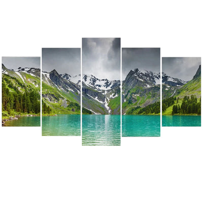 5 Pieces Wall Art Landscape Forest Mountains