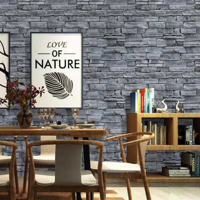 Stone Pattern Self-Adhesive Wallpaper
