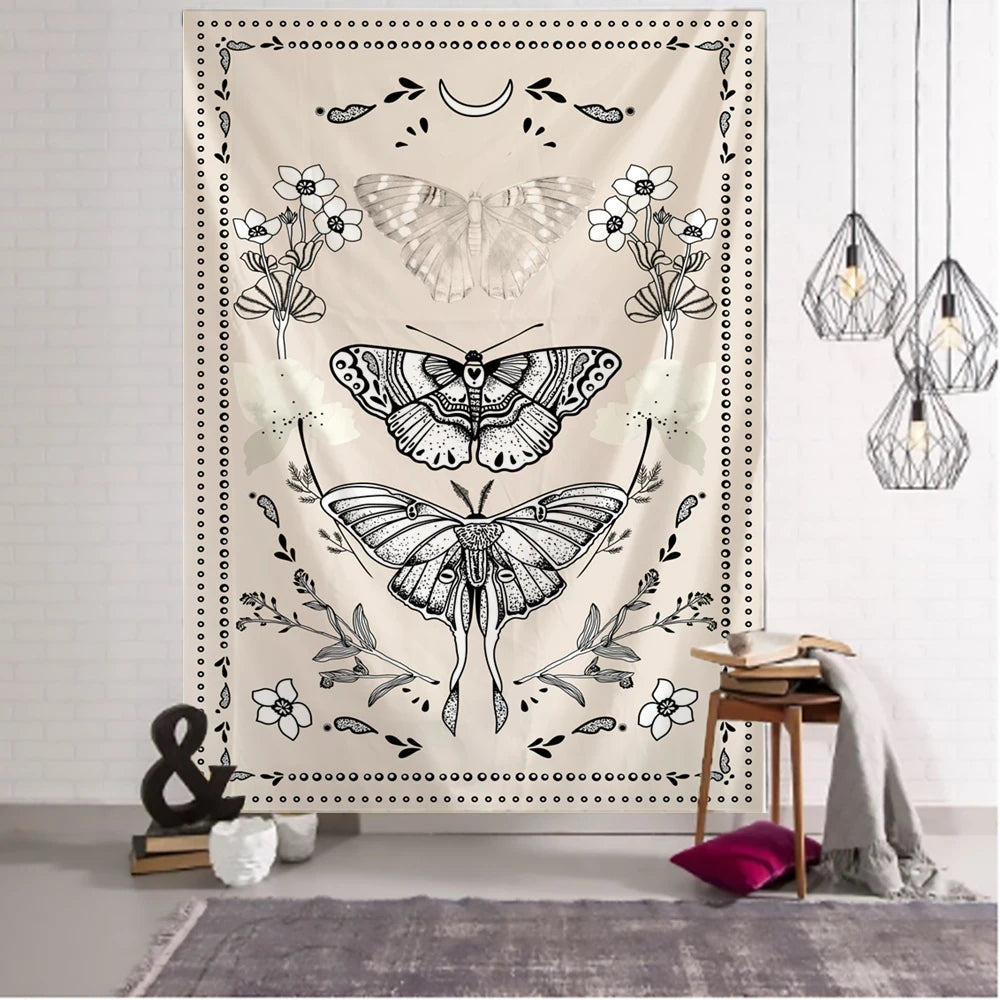 Butterfly Art Tapestry Wall Hanging Home Decor