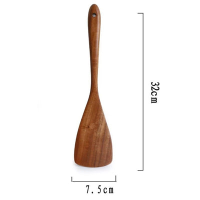 Natural Wood Tableware Kitchen Tool Set