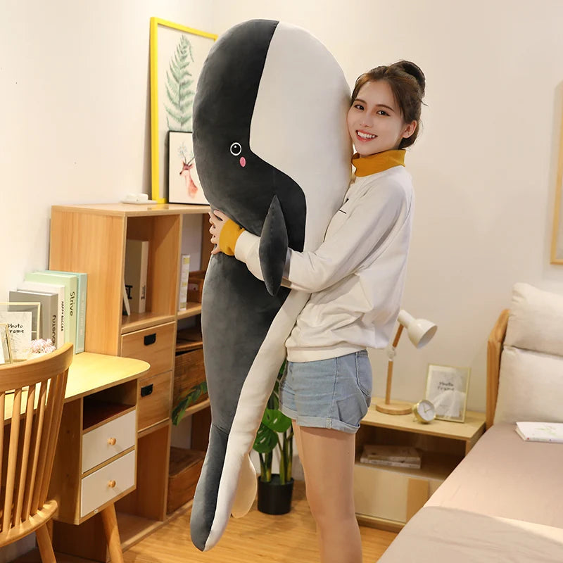 Giant Blue Whale Plush Toy Stuffed