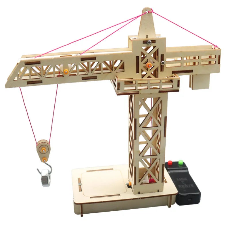 DIY Science Toys Remote Control Tower Crane