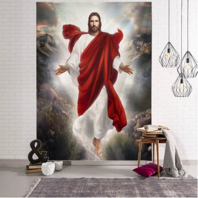 Retro art Jesus  tapestry wall decoration