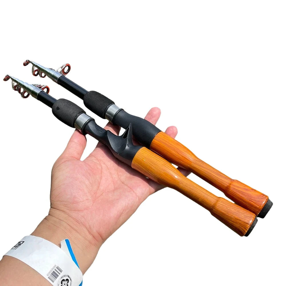 Telescopic Spinning Casting Fishing Rod