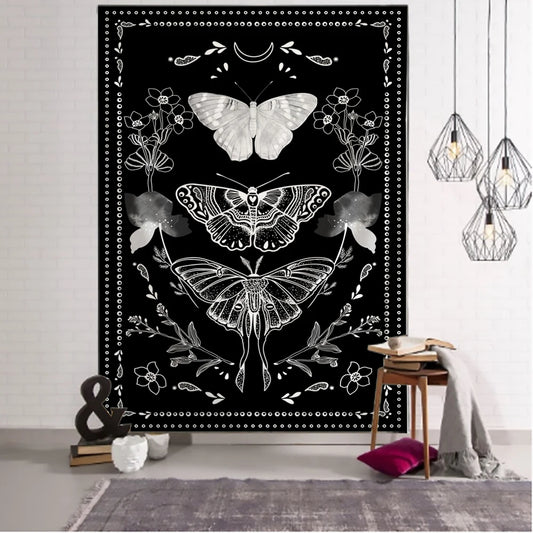 Butterfly Art Tapestry Wall Hanging Home Decor