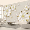 Jewelry Flowers Mural Wallpaper