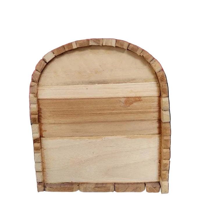 Handcrafted wood bird house for house wrens