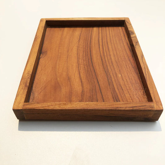 Handmade Teak Wood Serving Tray