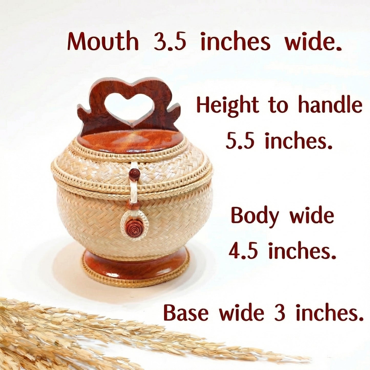 Thai Sticky Rice Serving Basket