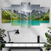 5 Pieces Wall Art Landscape Forest Mountains