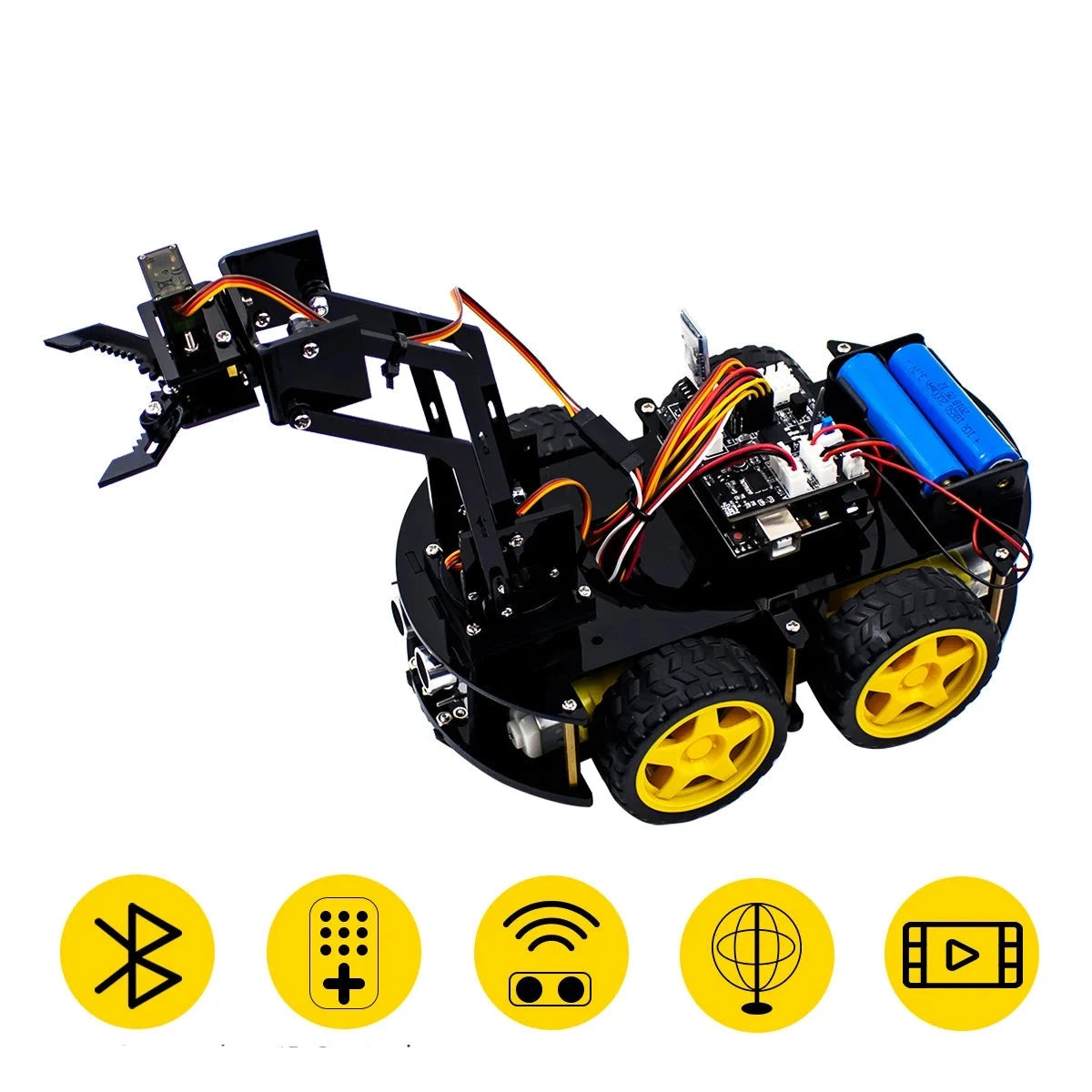 Arduino 4WD Robot Arm Car Kit | arduino robot kit – goodsshopi