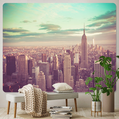 New York City Tapestry Background Decorative
