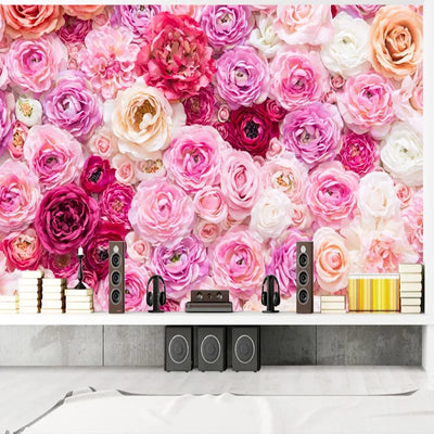 Rose Flowers  Mural Wallpaper