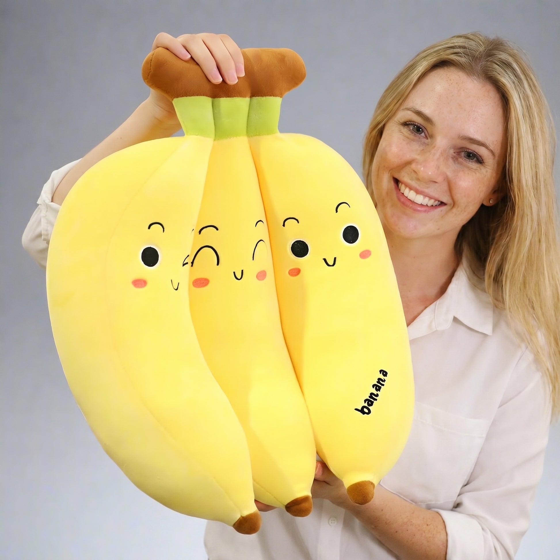 Kawaii Giant Banana Plush Toy Stuffed