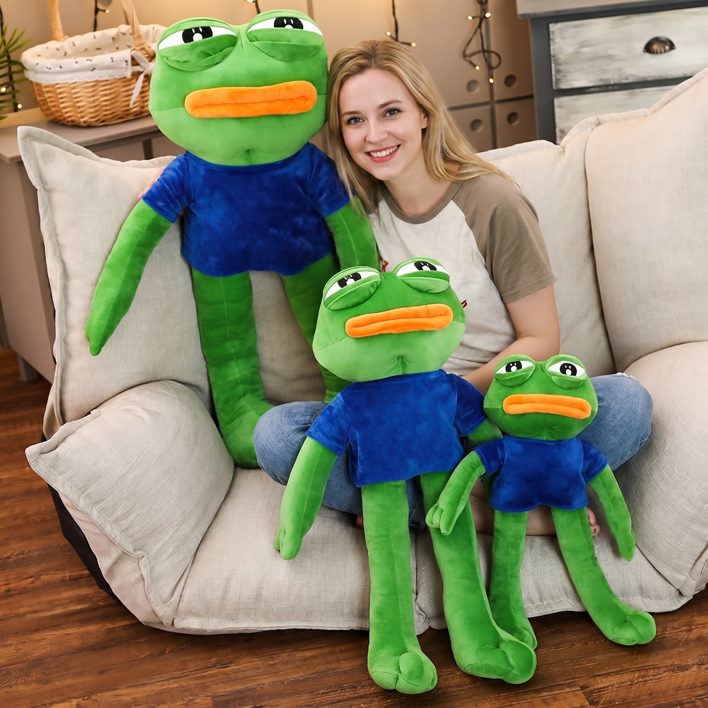 Cute Stuffed Animal  Pepe The Frog Plush Toys