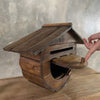 Handmade Thai BarnHouse Teak Wood  Post Mailbox