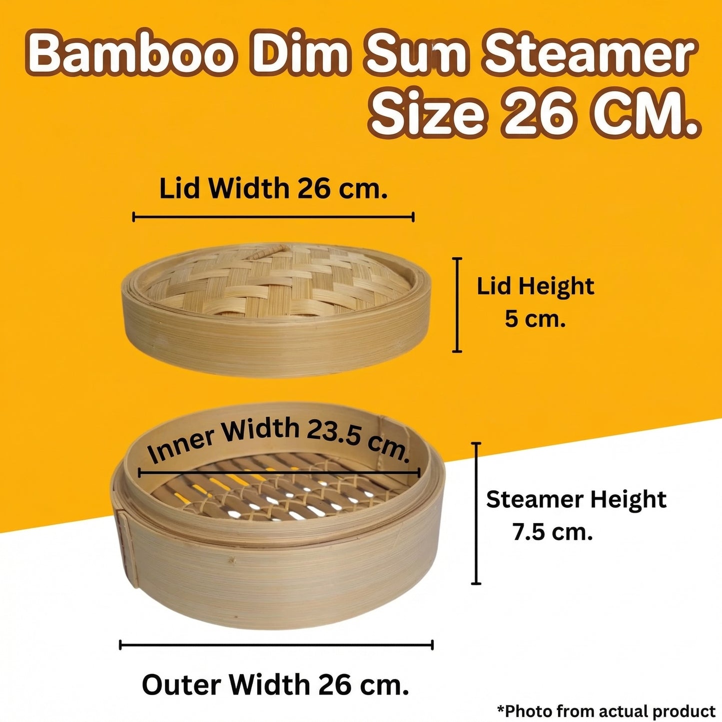 Hochwertiger Bambus-Dampfgarer für Bao & Knödel