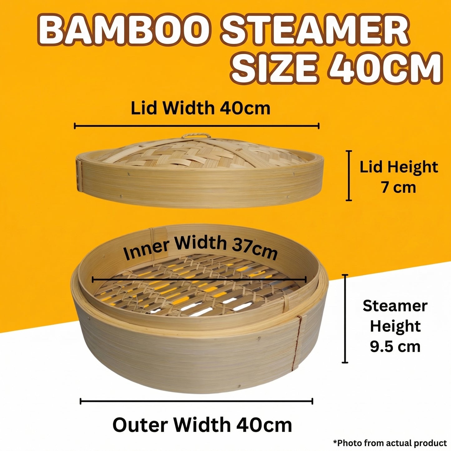 Hochwertiger Bambus-Dampfgarer für Bao & Knödel