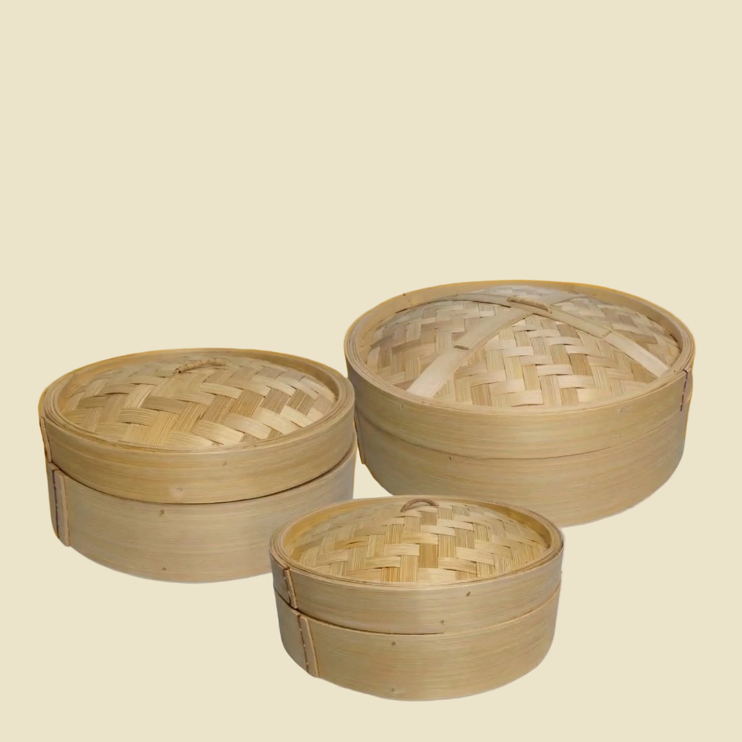 Premium Bamboo Steamer Basket for Bao & Dumplings