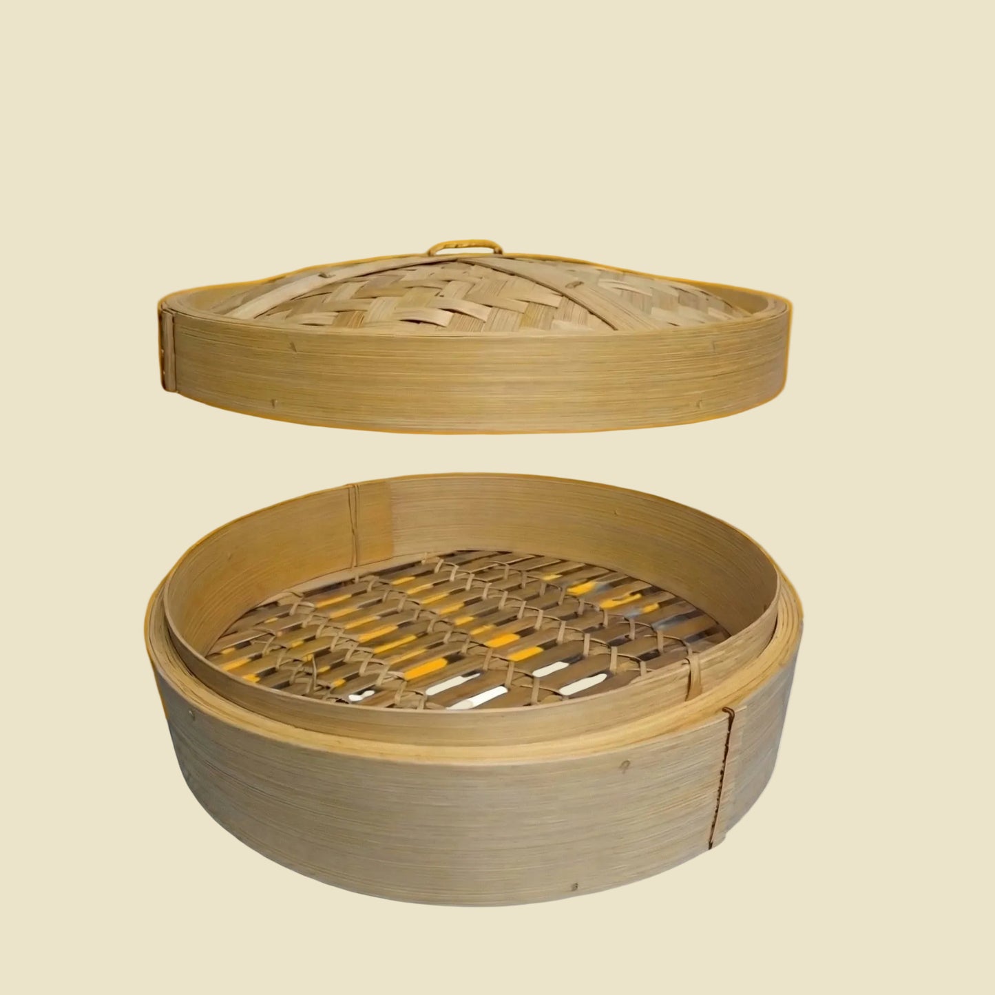 Premium Bamboo Steamer Basket for Bao & Dumplings