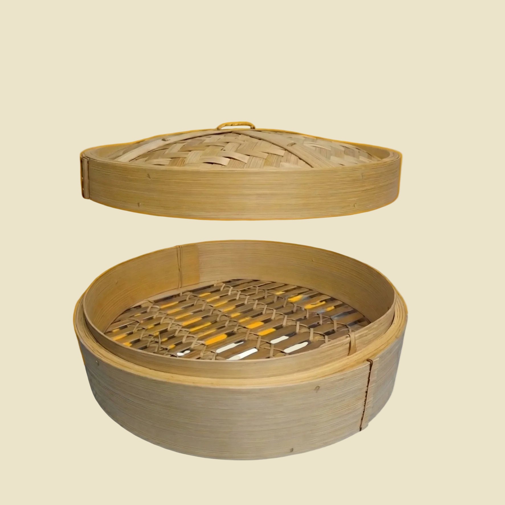 Premium Bamboo Steamer Basket for Bao & Dumplings