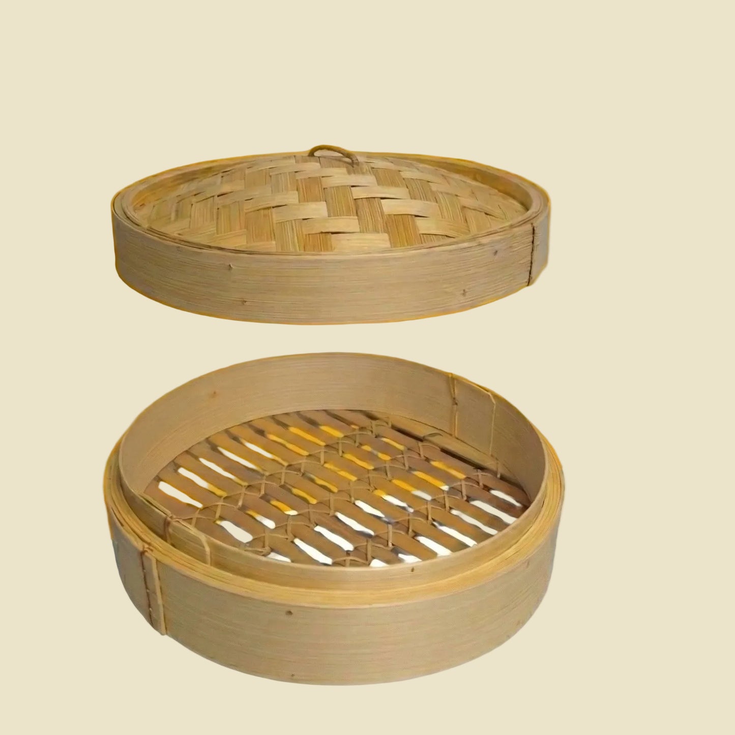 Premium Bamboo Steamer Basket for Bao & Dumplings
