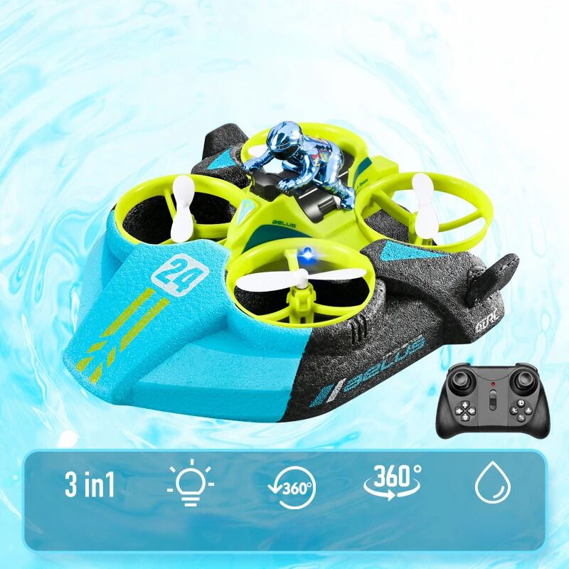 3 in 1 RC hovercraft drone