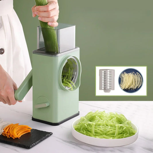 Rotary Vegetable grater and slicer