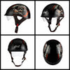 Retro Motorcycle Half Helmet Multiple Patterns