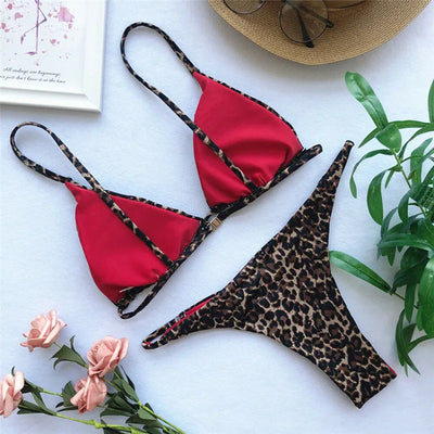 Sexy Leopard Printed Swimsuits