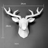 3D Deer Head Sculpture Wall Decor
