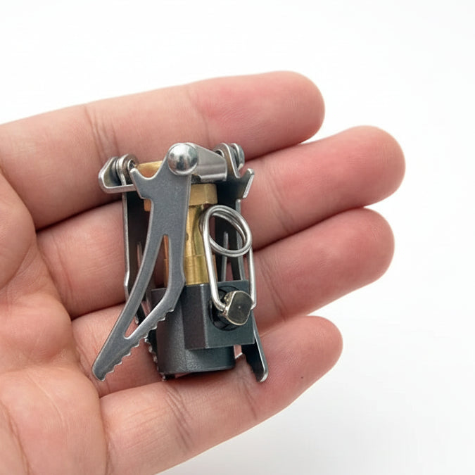 Pocket sized 45g aluminium alloy ultralight camping stove
