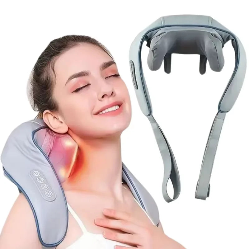 Portable shoulder and neck massager