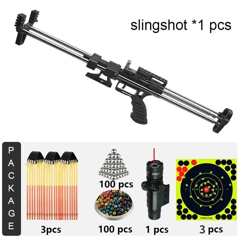 Telescopic Hunting Laser Slingshot