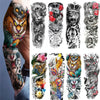 Full Arm Waterproof Temporary Tattoo Sticker