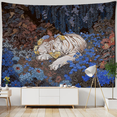 Mysterious Jungle Tapestry Wall Hanging