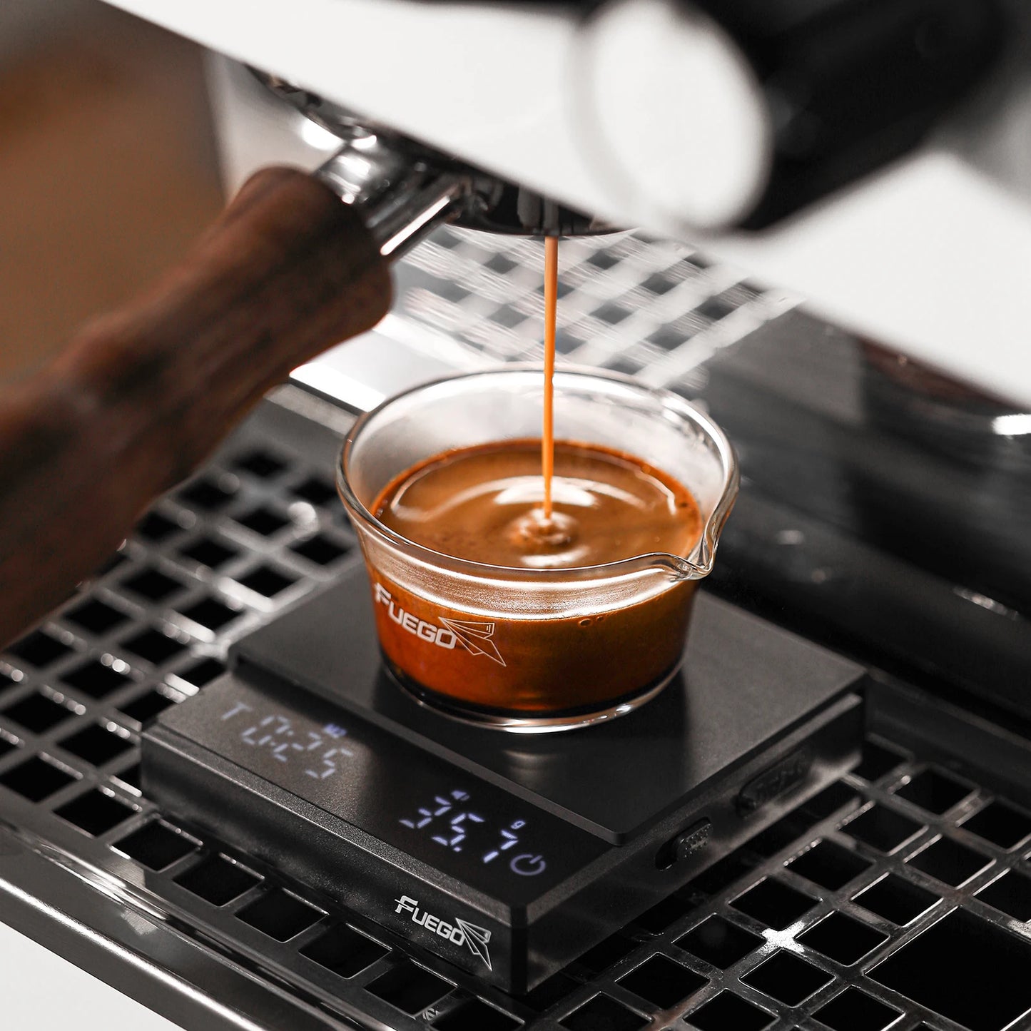 Espresso coffee scale