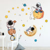 Astronaut Planet  Kids Room Wall Stickers