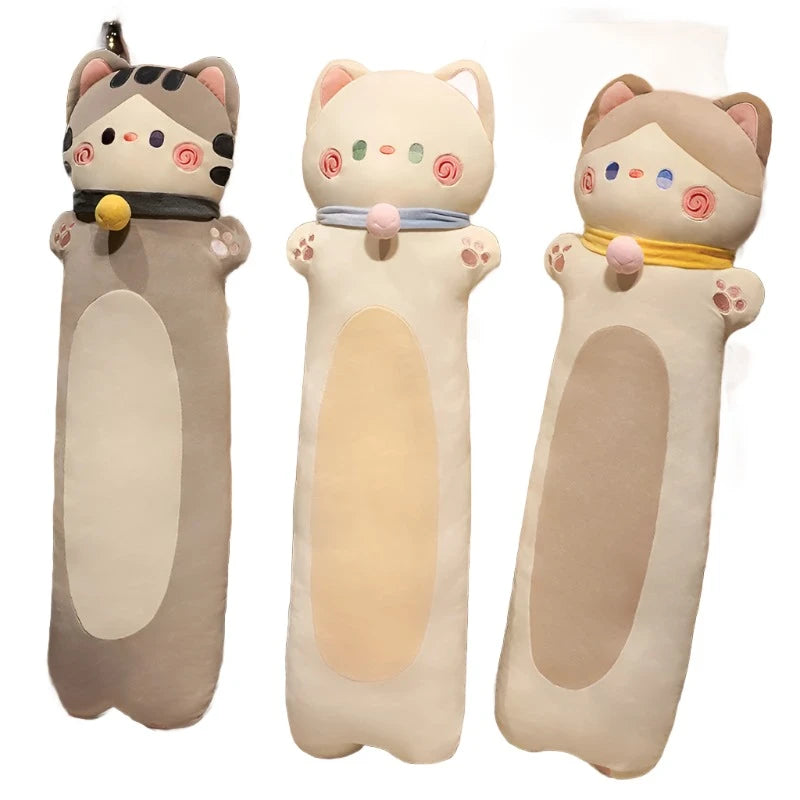 Giant Squishy Cat  Long Pillow Plush Toy